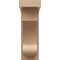 Ekena Millwork 4"W x 8"D x 12"H Classic Alma Rough Cedar Woodgrain TimberThane Corbel, Primed Tan CORUR04X08X12ALMRCPR - alternate 6